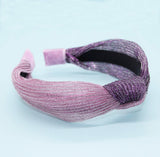 Two-tone knot headband